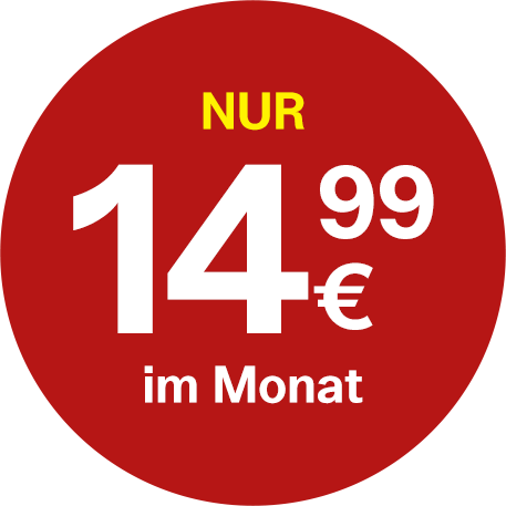 Bis zu 60 GB um nur 14,99 Euro pro Monat