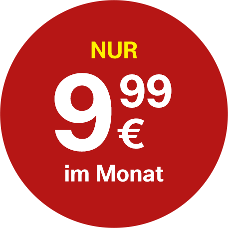 10 GB um nur €9,99 pro Monat.