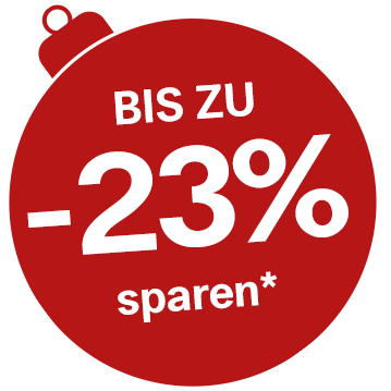 Bis zu -23% sparen!