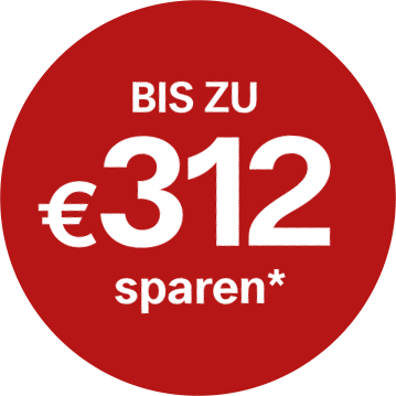 Sparen Sie bis zu €312 gegenüber geizhals.at
