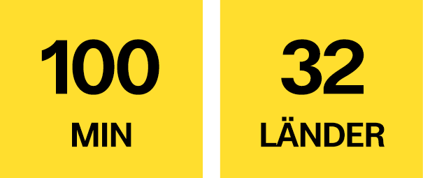 100 Minuten, 32 Länder