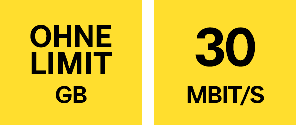 Unlimitiertes Datenvolumen in Österreich und LTE bis 30 Mbit/s