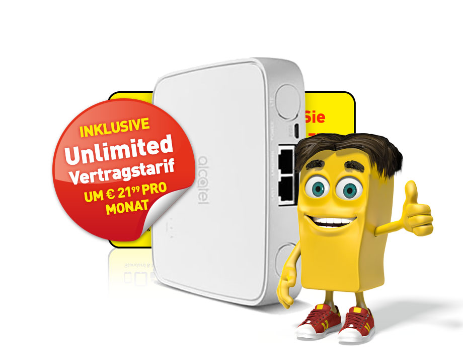 Alcatel LTE-Cube inkl. Unlimited Vertragstarif