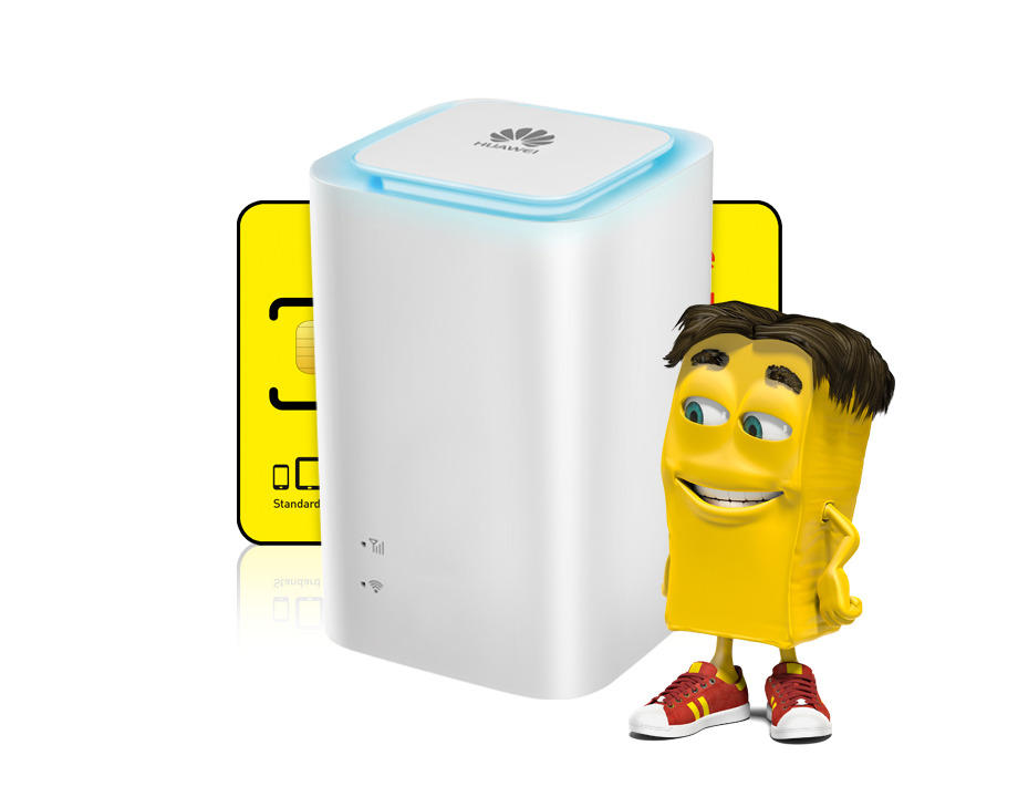 Huawei LTE-Cube inkl. Unlimited Wertkartentarif